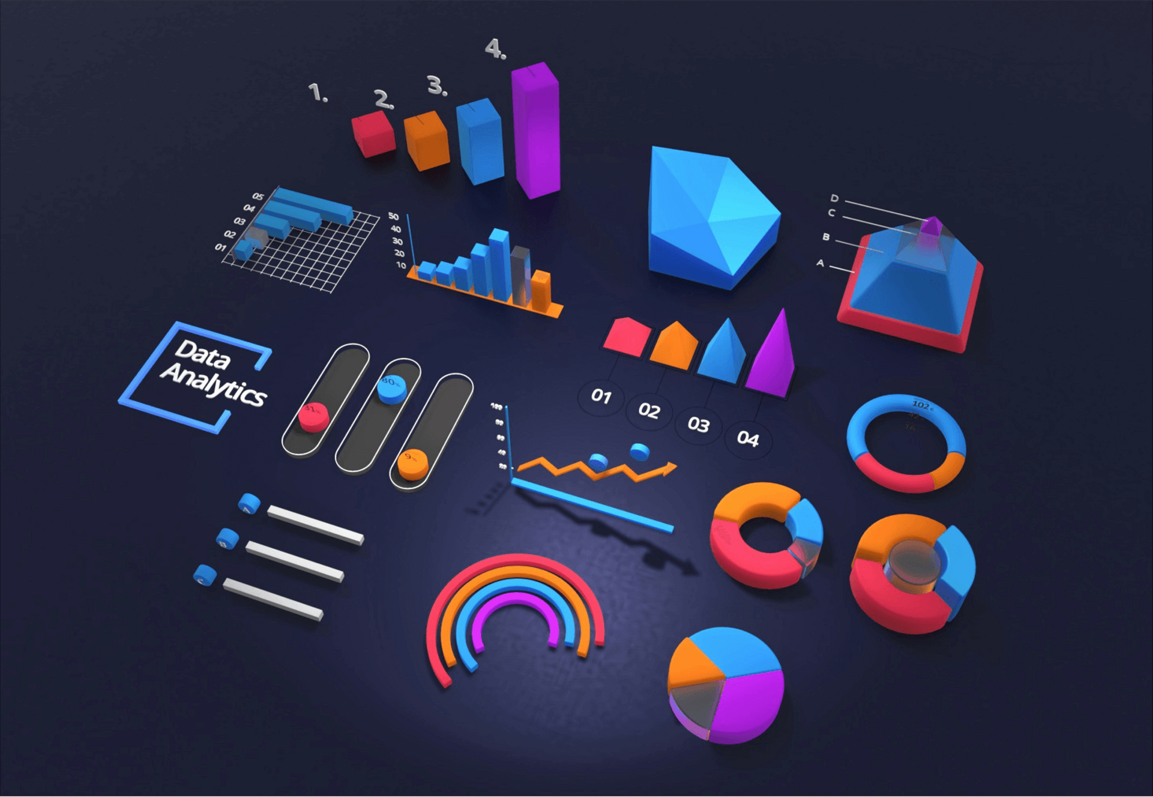 Data analytics dashboard built by IT support for driving business decisions